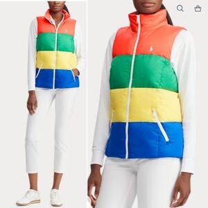 🆕️ Ralph Lauren Golf Color-Blocked Down Vest